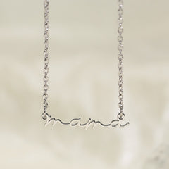 MAMA Stainless Steel Necklace