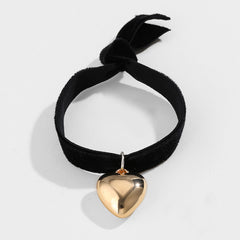 Heart Shape Elastic Rope Bracelet