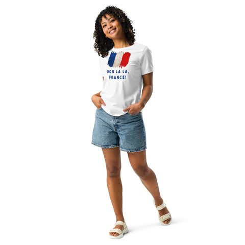 Women's French National Day Relaxed T-Shirt